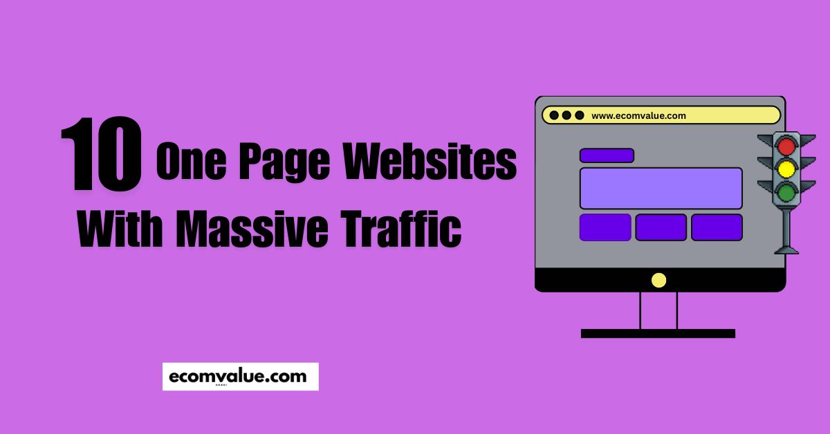 One Page Websites With Massive Traffic